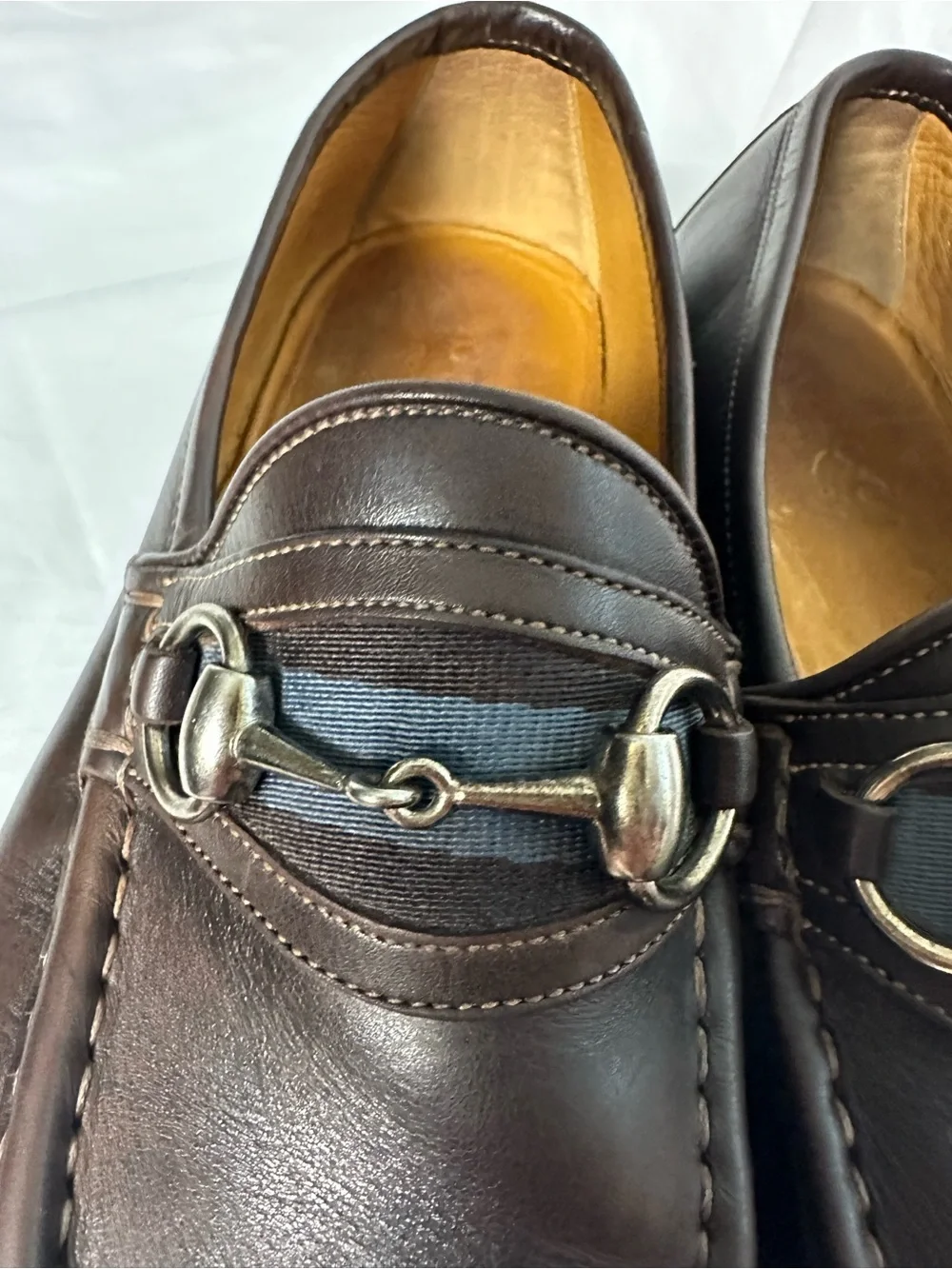 Gucci Horsebit Loafers Men’s 6D Dark Brown Leather Excellent